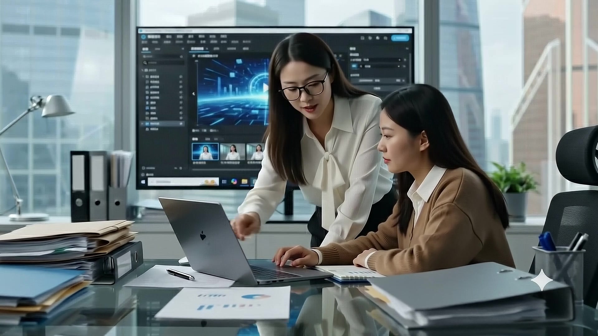 企业 AI 赋能业务画面